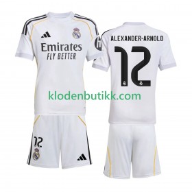Real Madrid Alexander-Arnold 12 Barn Hjemme Fotballdrakt 2025/26 Kortermet